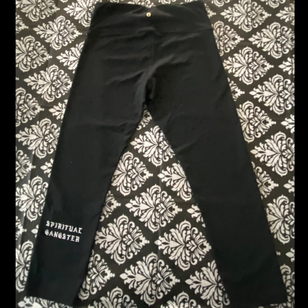 SPIRITUAL GANGSTER black leggings - Picture 1 of 3